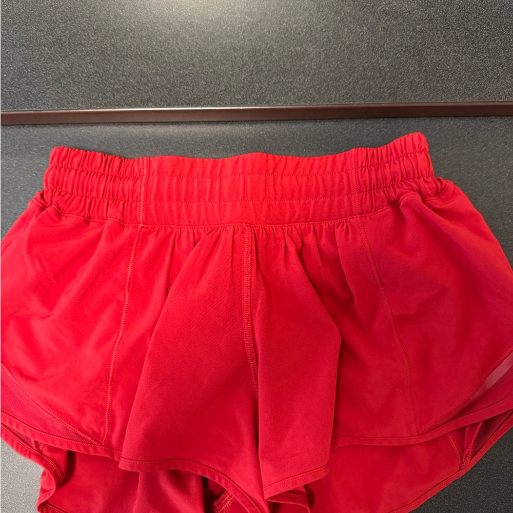 lululemon athletica Red Women's Athletic Shorts